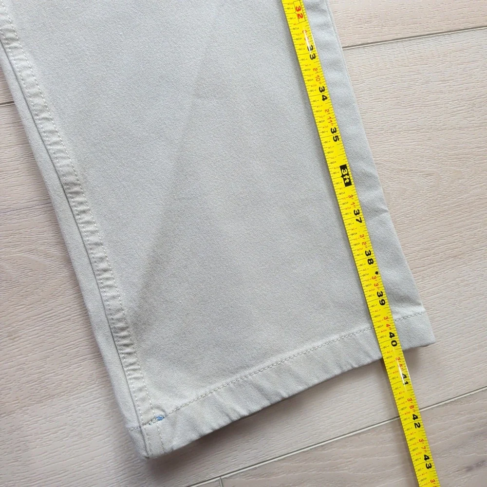 Mugsy Teddys Chino Pants Mens 35x32 (Fits 35x31) Beige Stretch Business Casual